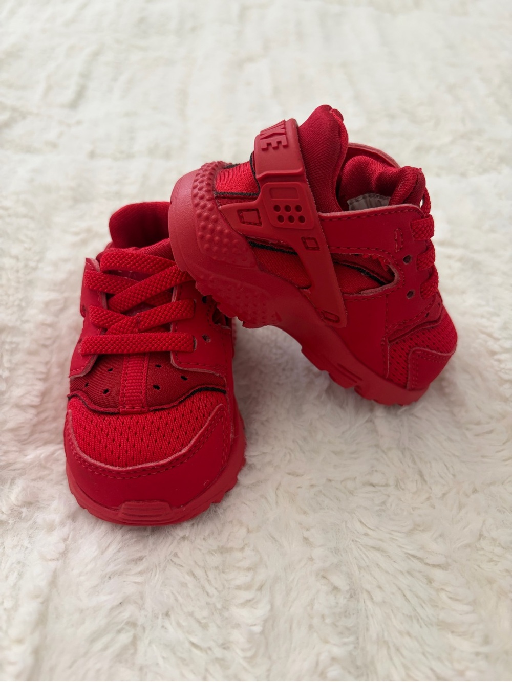 Kids Red Nike Air Huarache